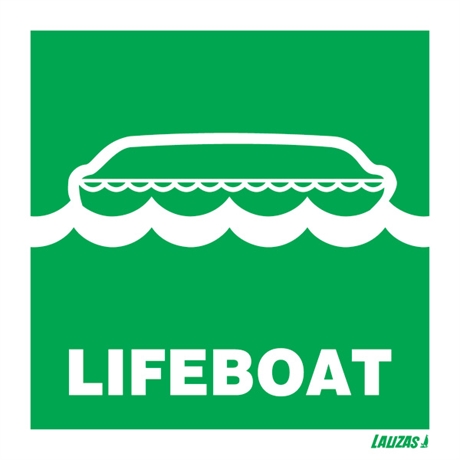 IMO skylt - Lifeboat